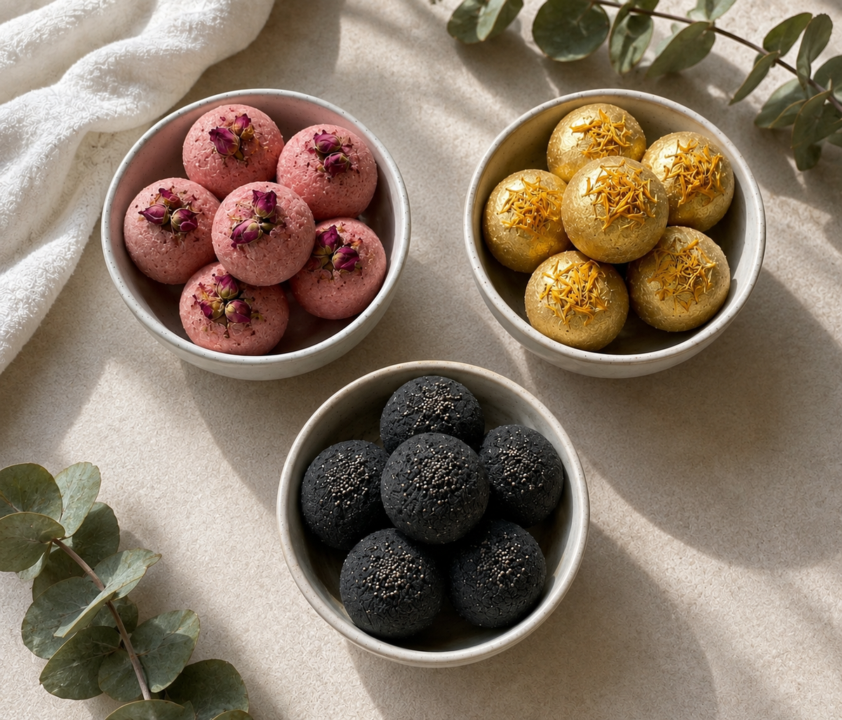 Gold Firming Body Scrub Ball