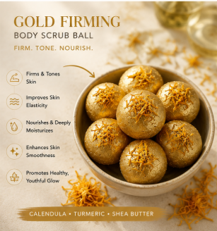 Gold Firming Body Scrub Ball