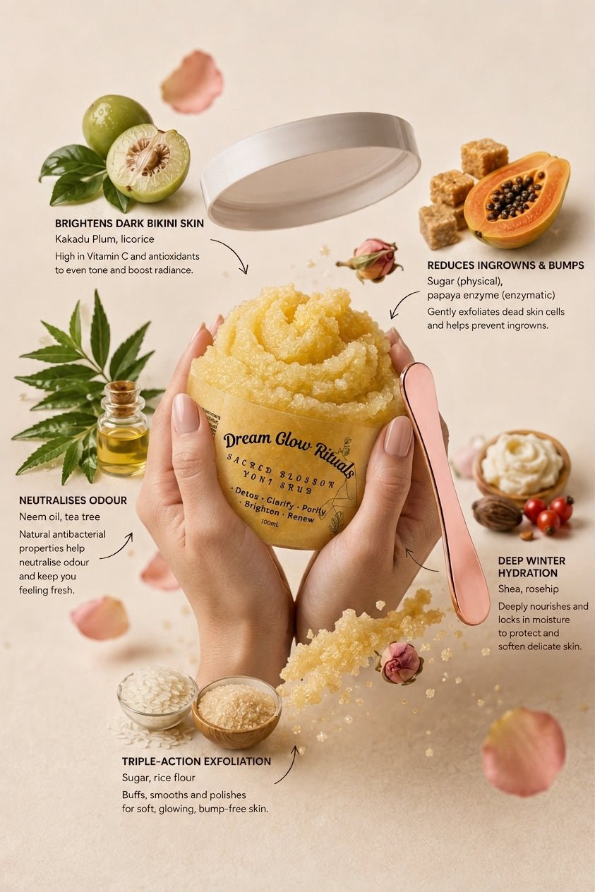 SACRED BLOSSOM yoni Scrub